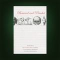 Front cover of Bouvard and Pécuchet by Gustave Flaubert, featuring antique illustrations and a skull.